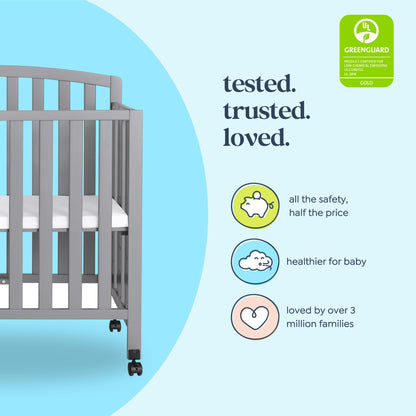 Dylan Folding Portable 3-in-1 Mini Crib