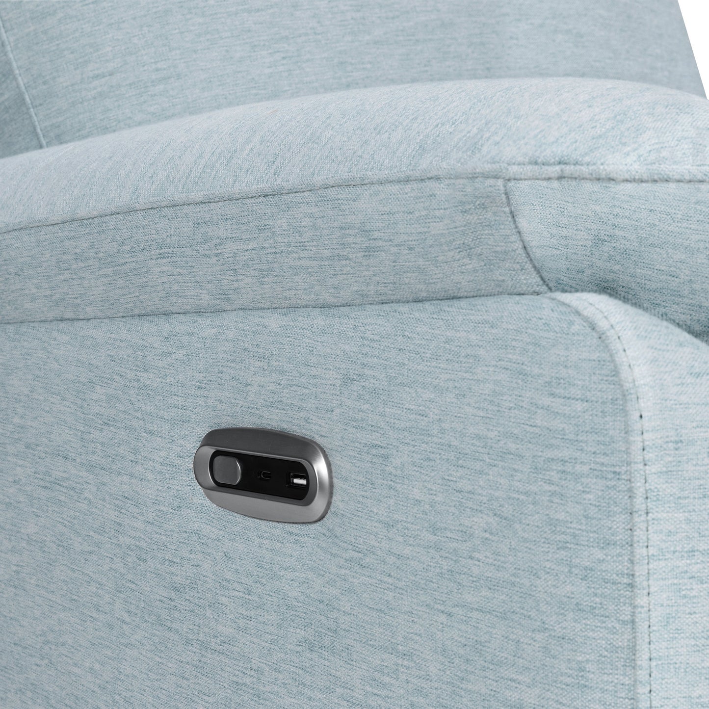 Suzy Electronic Recliner and Swivel Glider | USB Charging Port