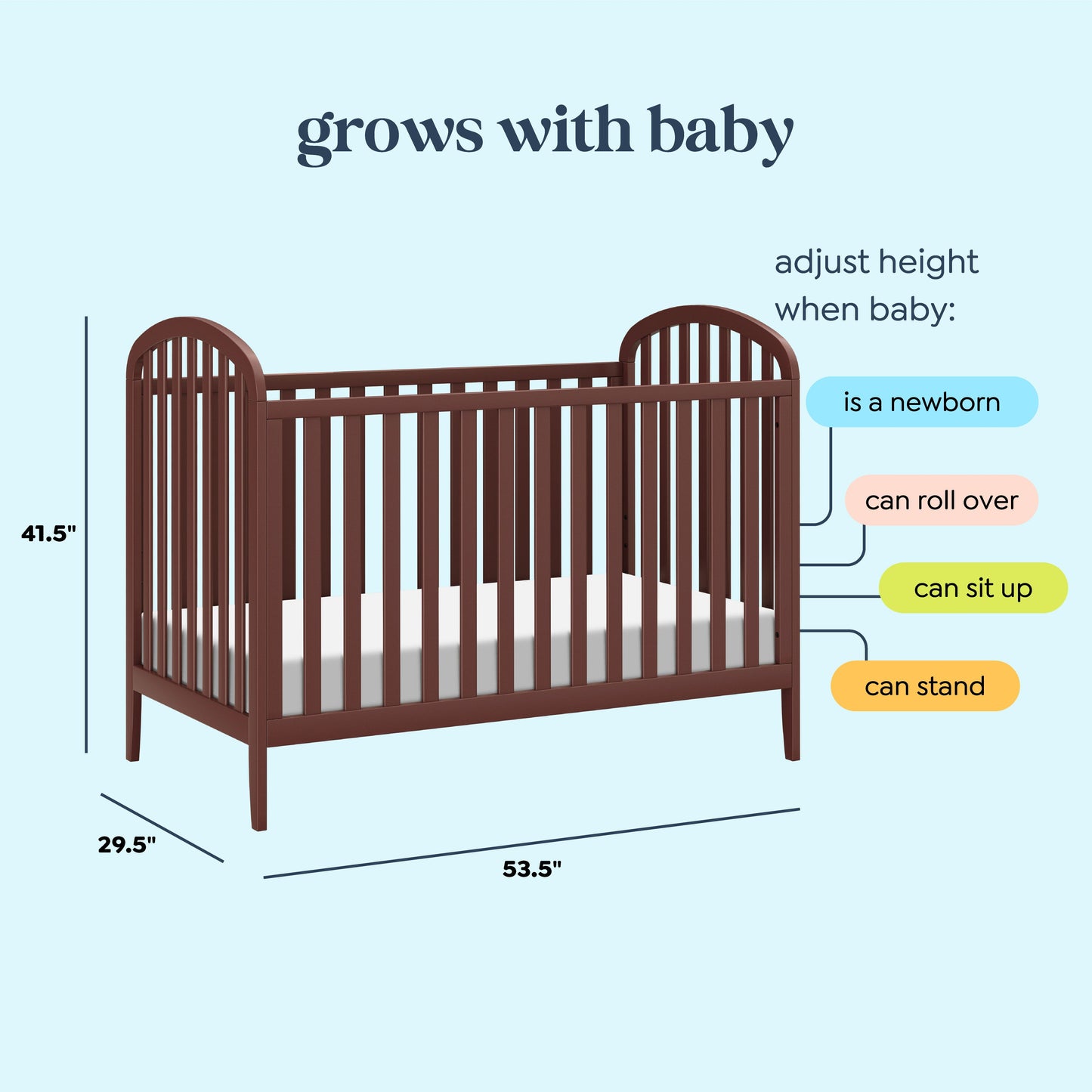 Beau 3-in-1 Convertible Crib