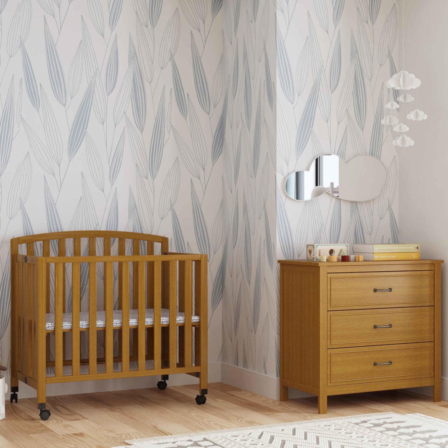 Dylan Folding Portable 3-in-1 Mini Crib