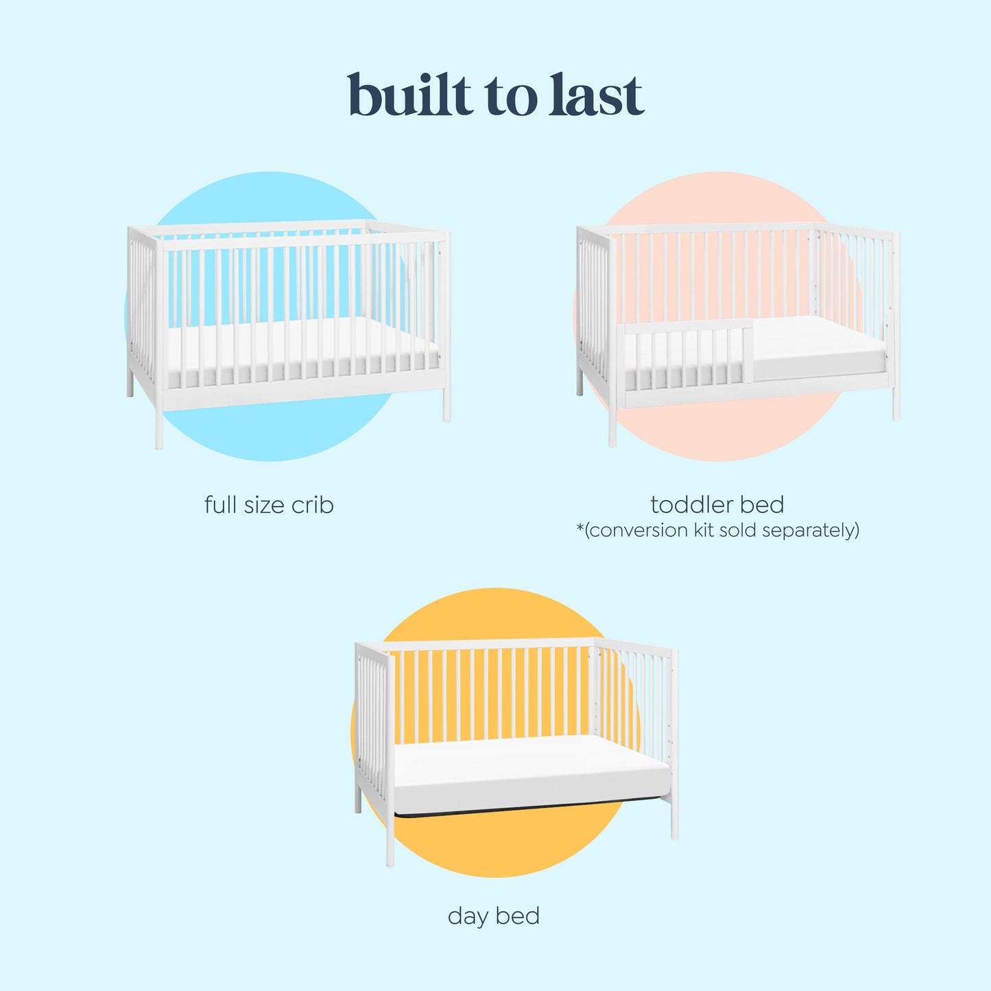 Birdie 3-in-1 Convertible Crib