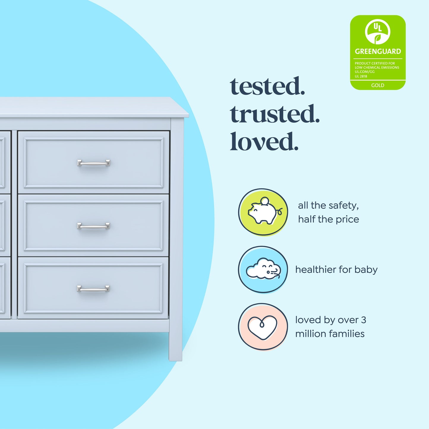 Charlie 6-Drawer Double Dresser