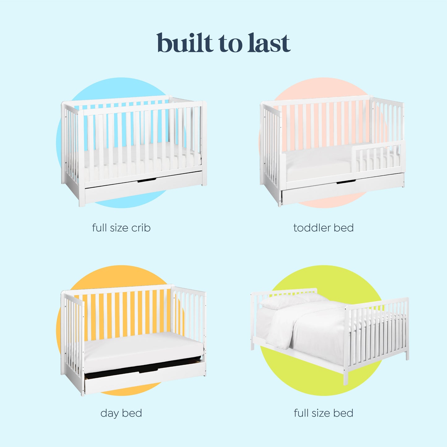 Colby 4-in-1 Convertible Crib with Trundle Drawer