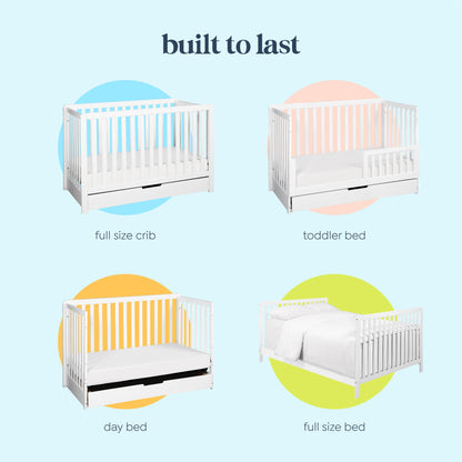 Colby 4-in-1 Convertible Crib with Trundle Drawer