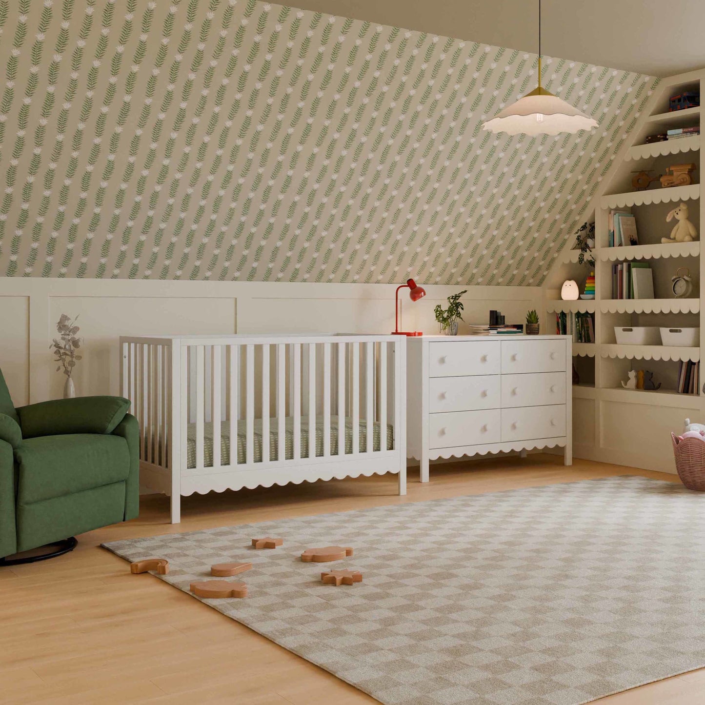 Sammy Scallop 4-in-1  Convertible Crib