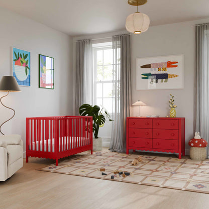 Sammy Scallop 6-Drawer Dresser