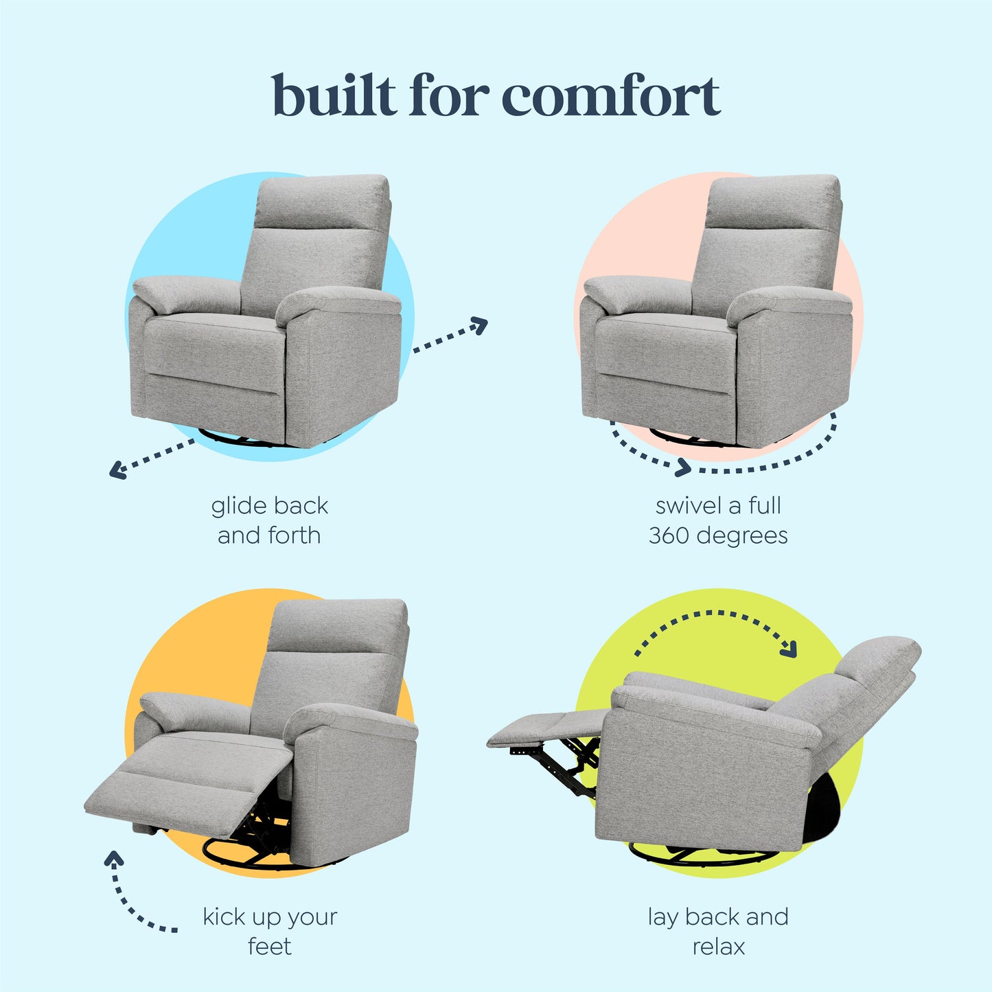 Suzy Recliner and Swivel Glider