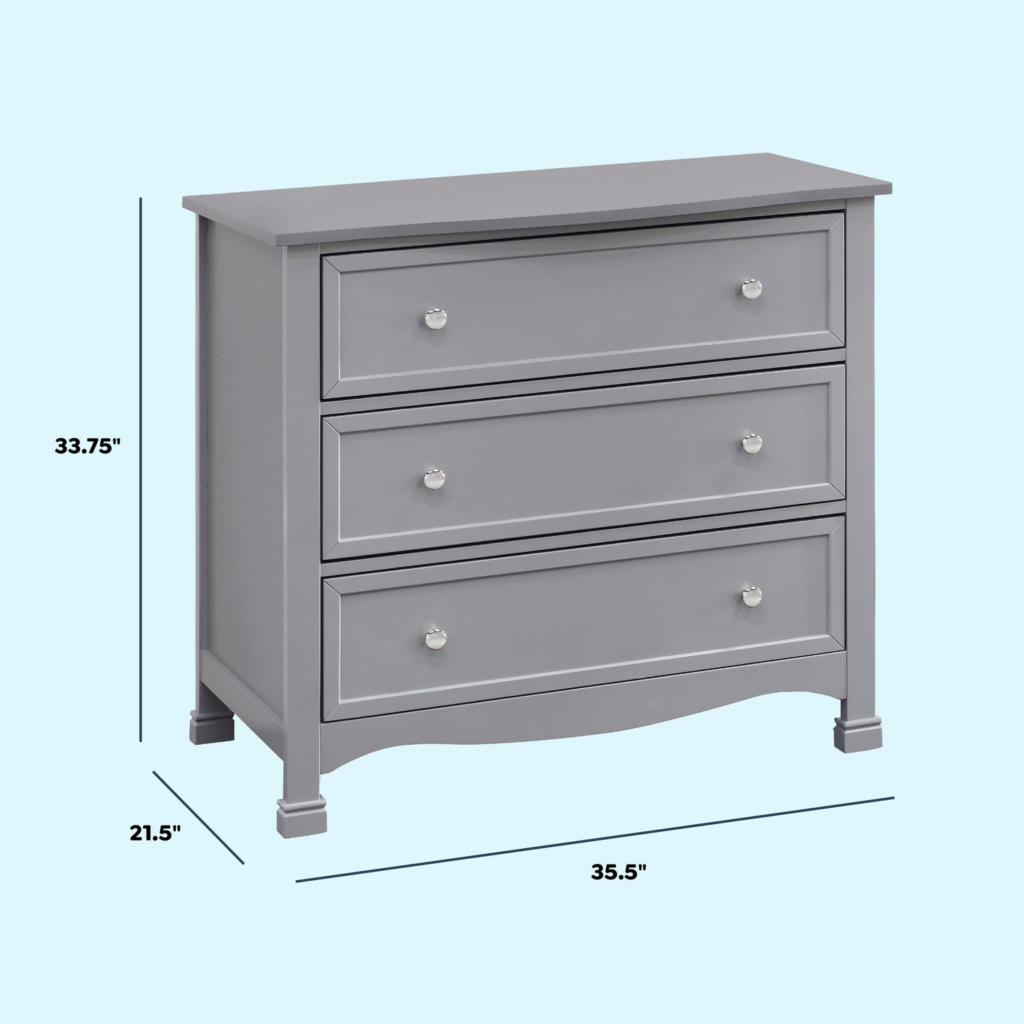 Kalani 3-Drawer Dresser