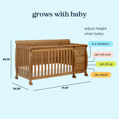 Kalani 4-in-1 Crib and Changer Combo