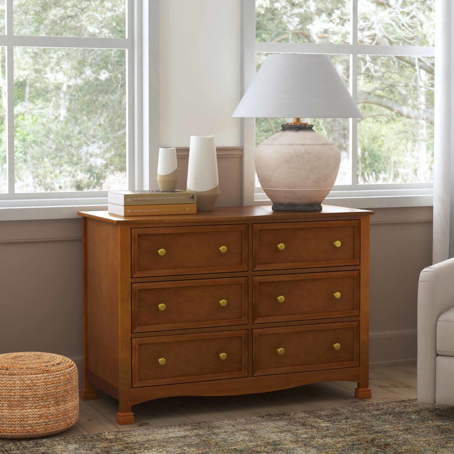 Kalani 6-Drawer Double Wide Dresser