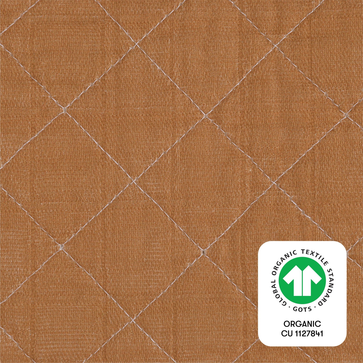 Quilted Changing Pad Cover in GOTS Certified Organic Muslin Cotton