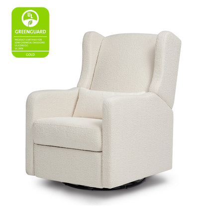 Arlo Recliner and Swivel Glider | Ivory Boucle Fabric