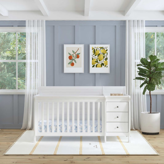 Kalani 4-in-1 Crib and Changer Combo