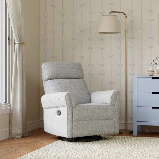 Suzy Flex Recliner and Swivel Glider | Adjustable Headrest and Armrests