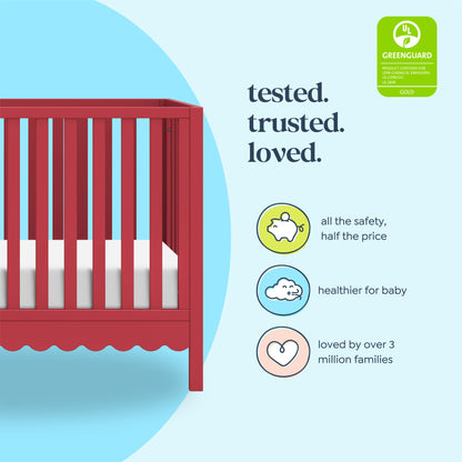 Sammy Scallop 4-in-1  Convertible Crib