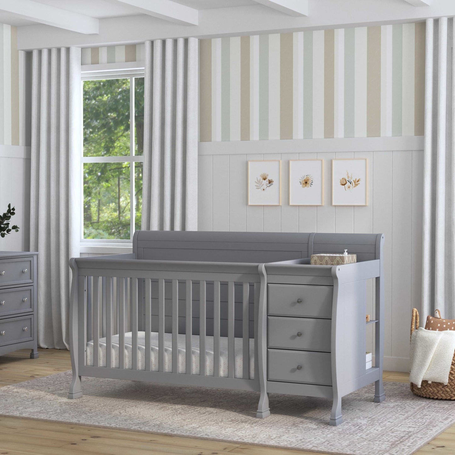 Kalani 4-in-1 Crib and Changer Combo