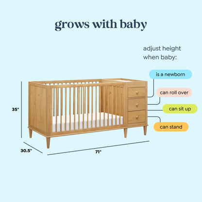 Marley 3-in-1 Crib and Changer Combo
