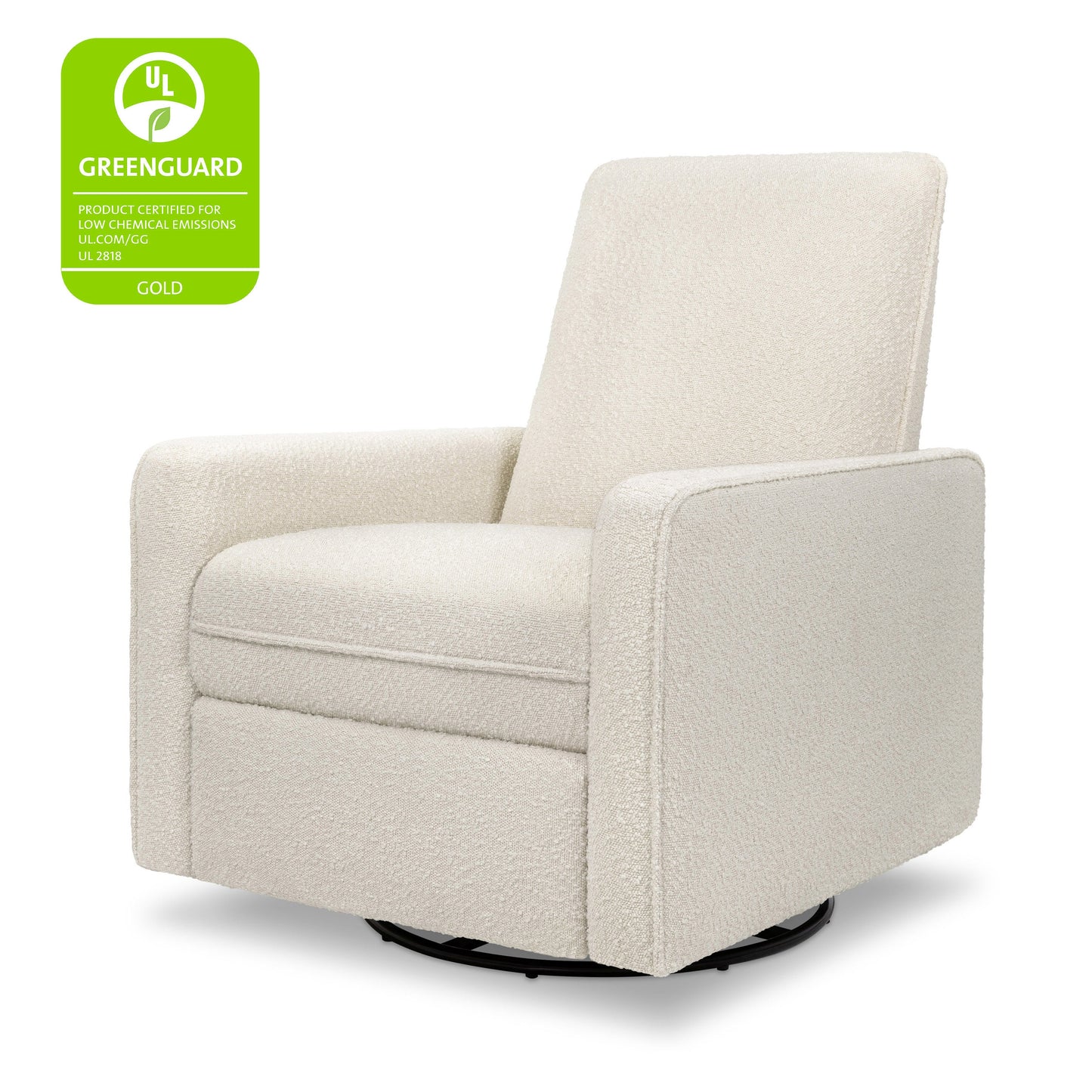 Penny Recliner and Swivel Glider | Ivory Boucle Fabric