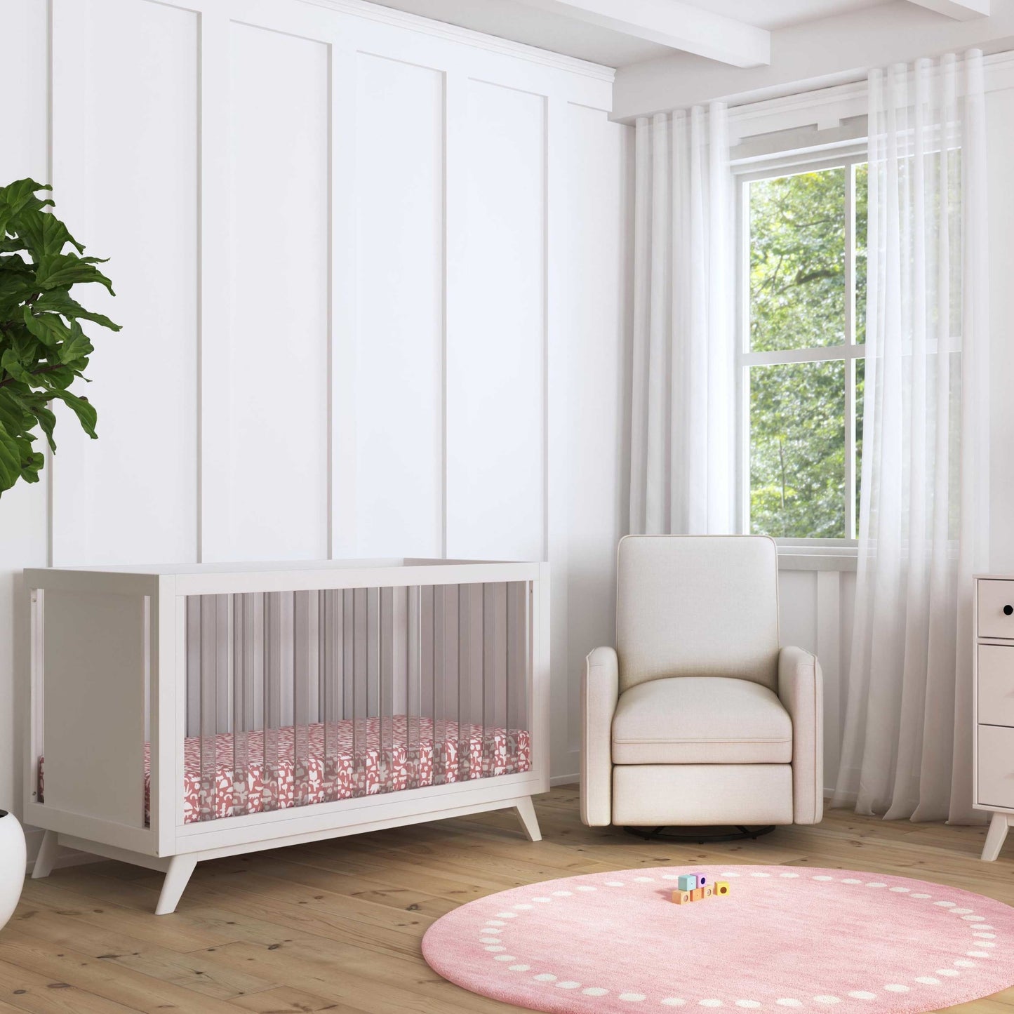 Otto 3-in-1 Convertible Crib | Acrylic Slats