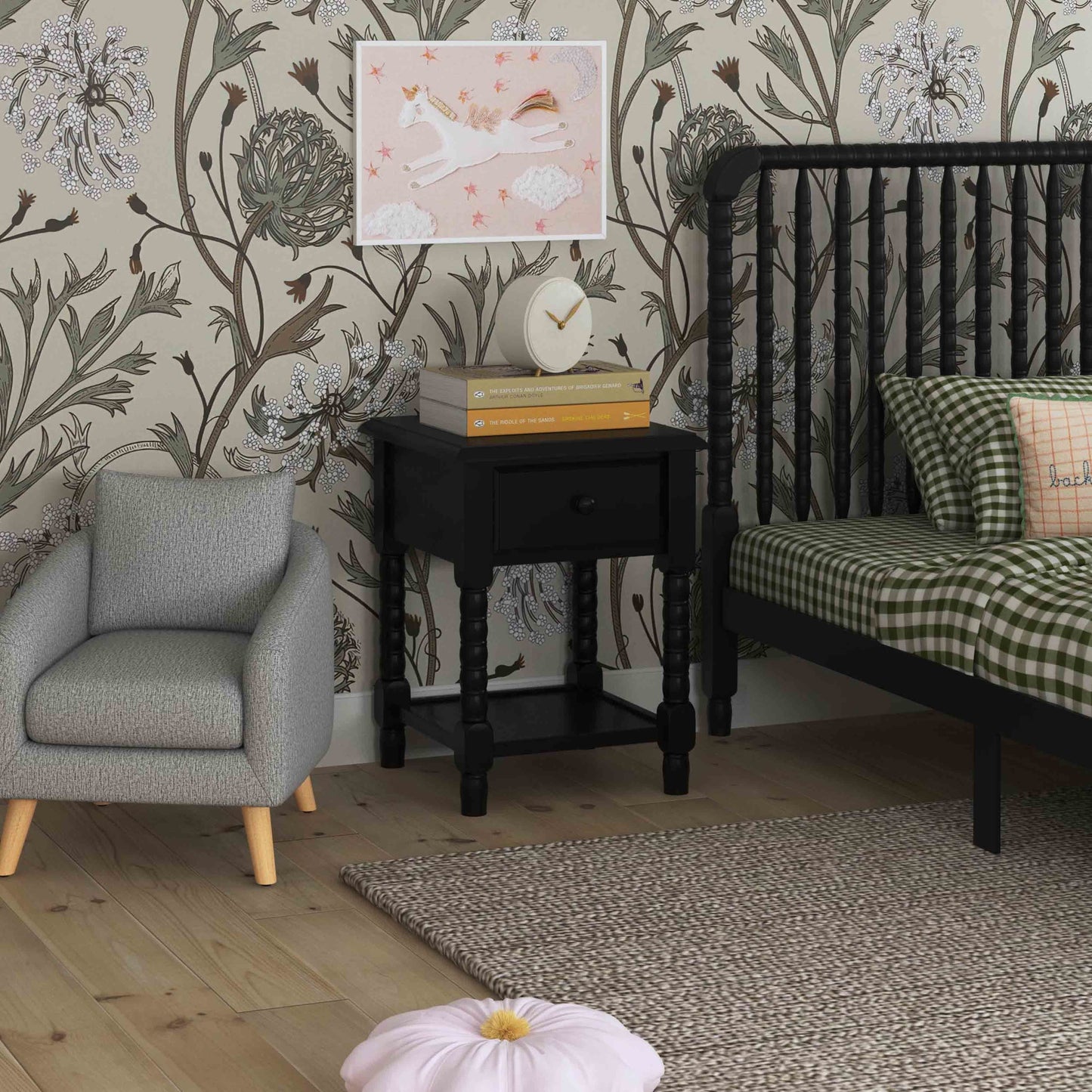 Jenny Lind Spindle Nightstand