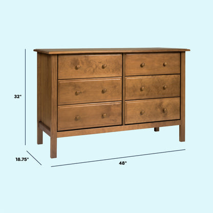 Jayden 6-Drawer Double Wide Dresser