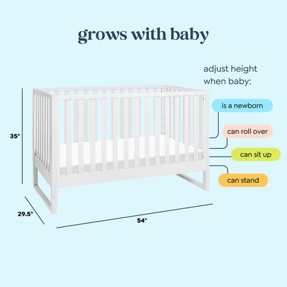 Hunter 3-in-1 Convertible Crib