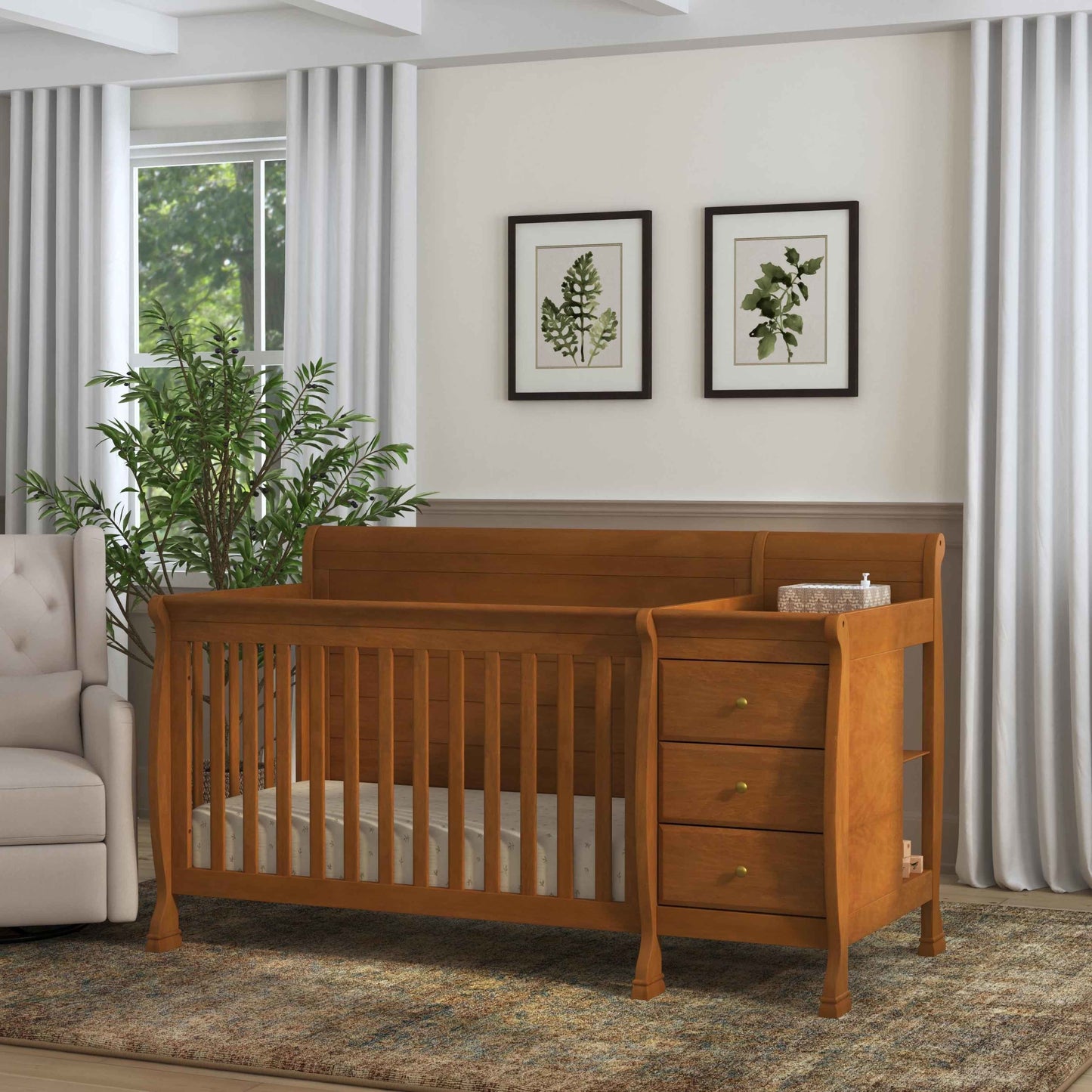 Kalani 4-in-1 Crib and Changer Combo