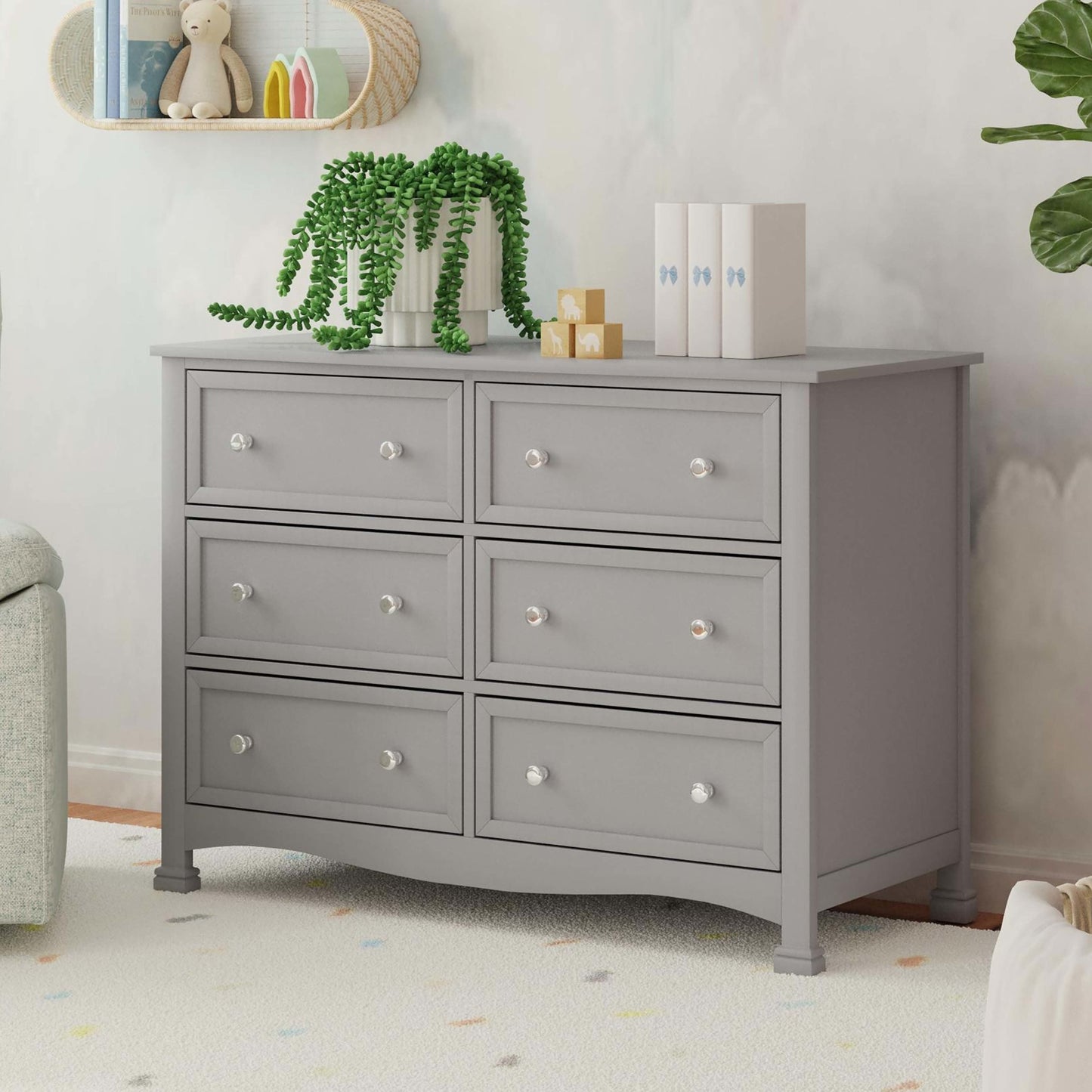 Kalani 6-Drawer Double Wide Dresser