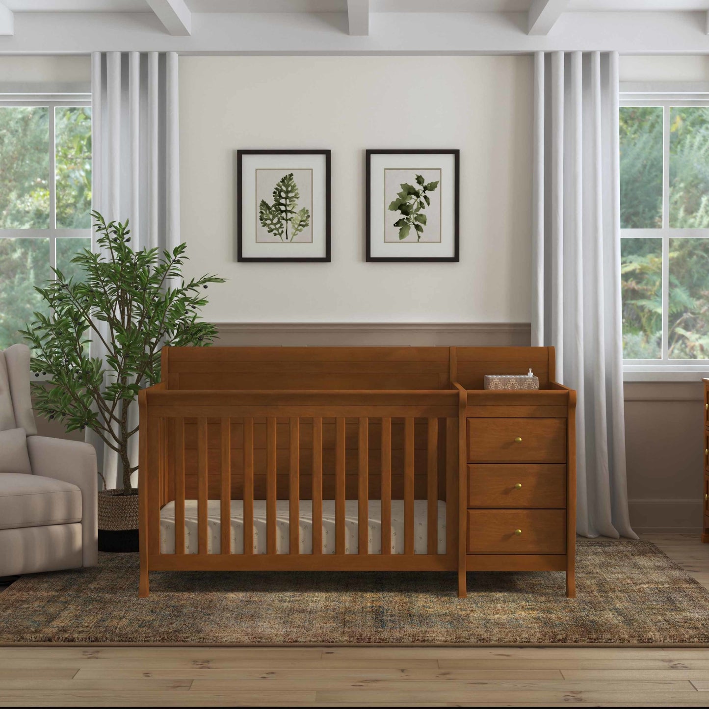 Kalani 4-in-1 Crib and Changer Combo