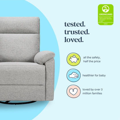 Suzy Electronic Recliner and Swivel Glider | USB Charging Port