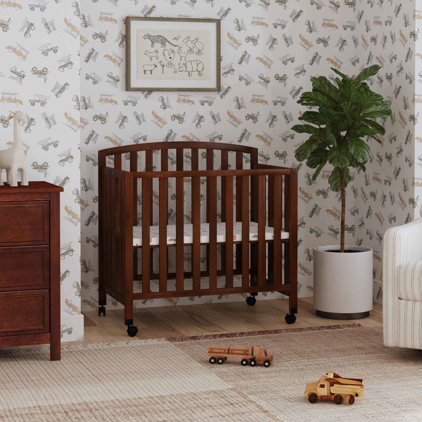 Dylan Folding Portable 3-in-1 Mini Crib