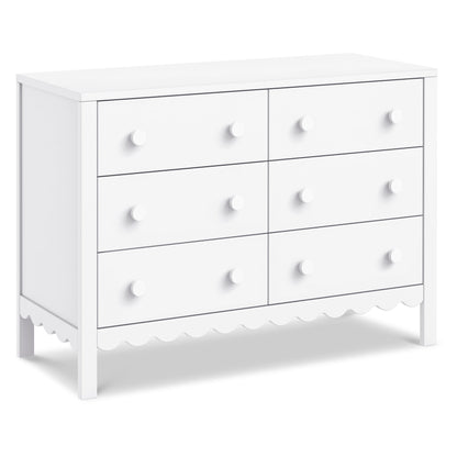 Sammy Scallop 6-Drawer Dresser