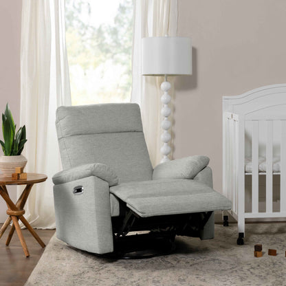 Suzy Electronic Recliner and Swivel Glider | USB Charging Port