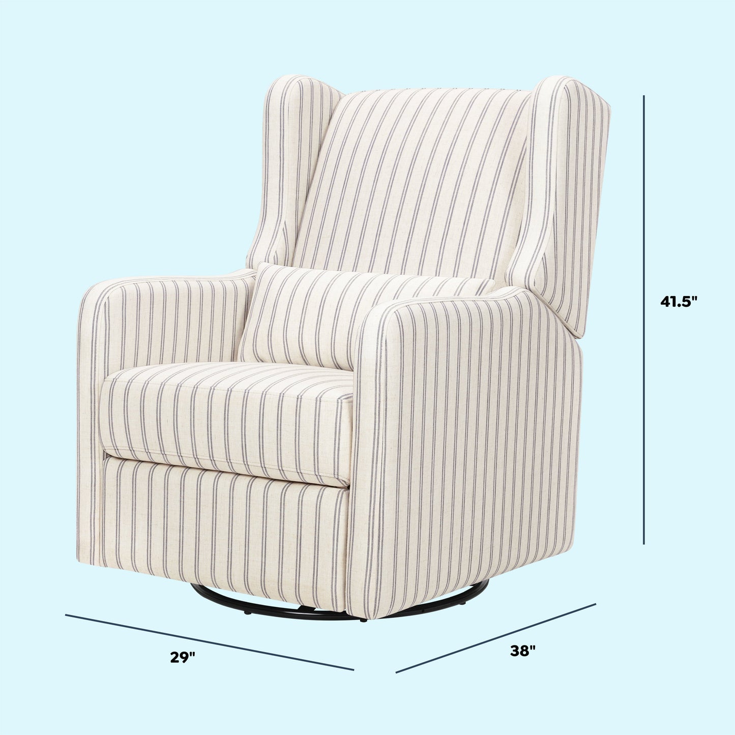 Arlo Recliner and Swivel Glider | Water Repellent Fabric