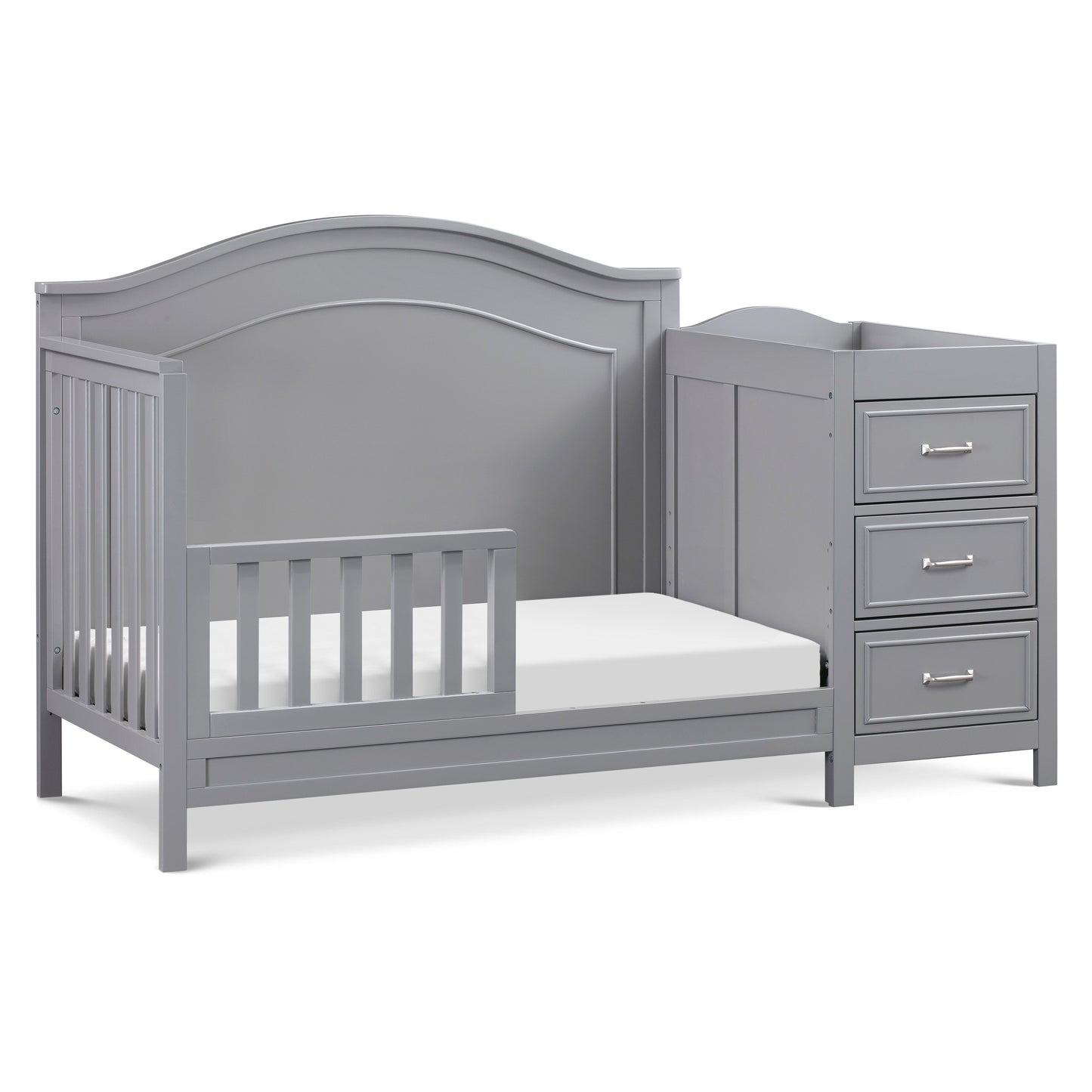 Charlie 4-in-1 Convertible Crib and Changer Combo