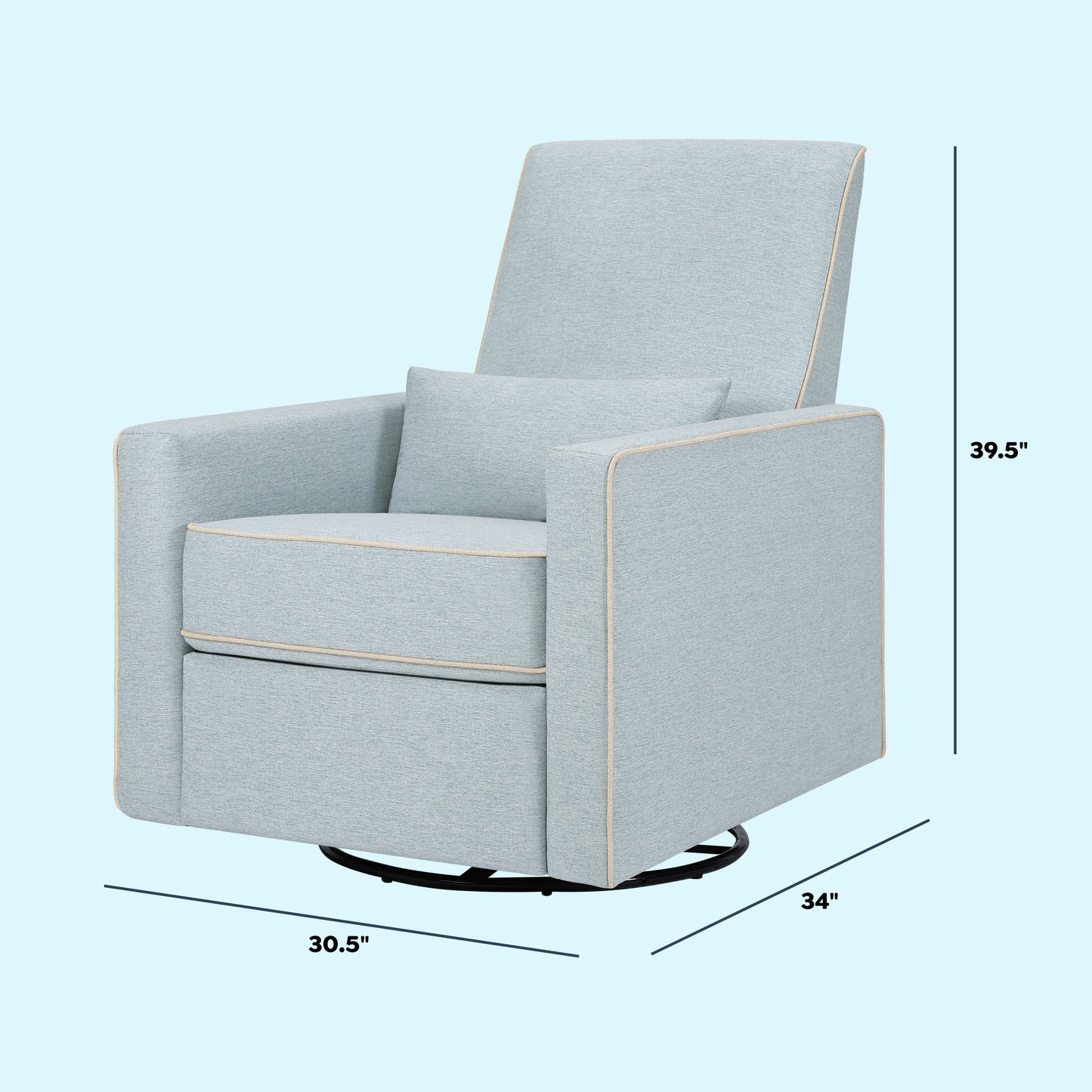 Piper Recliner and Swivel Glider
