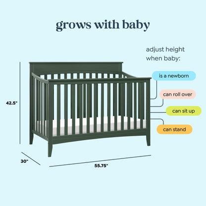 Grove 4-in-1 Convertible Crib
