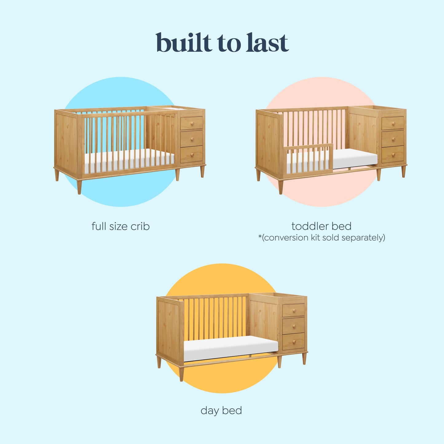 Marley 3-in-1 Crib and Changer Combo