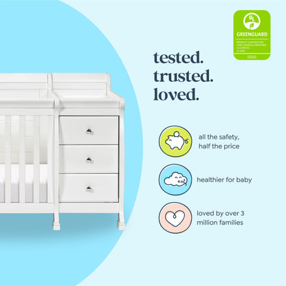 Kalani 4-in-1 Crib and Changer Combo