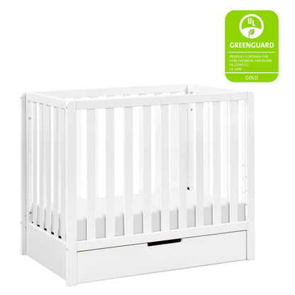 Colby 4-in-1 Convertible Mini Crib with Trundle