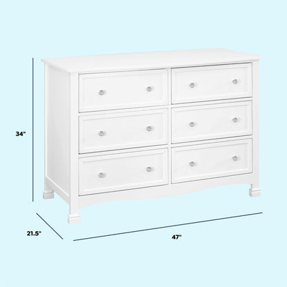 Kalani 6-Drawer Double Wide Dresser