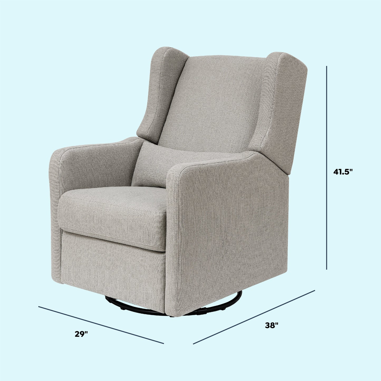 Arlo Recliner and Swivel Glider | Water Repellent & Stain Resistant Fabric