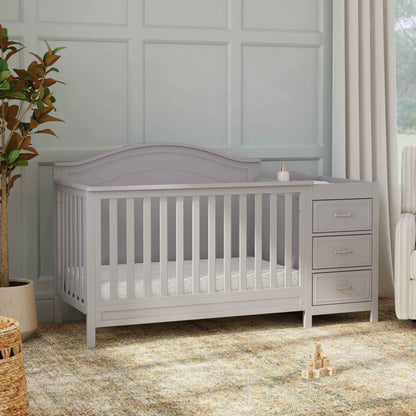 Charlie 4-in-1 Convertible Crib and Changer Combo