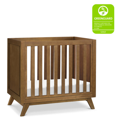 Otto 3-in-1 Convertible Mini Crib with 4 Mattress