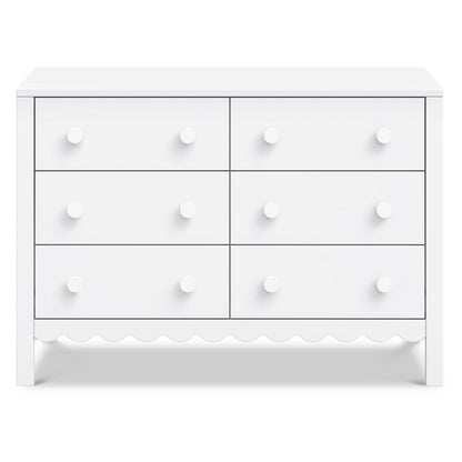 Sammy Scallop 6-Drawer Dresser