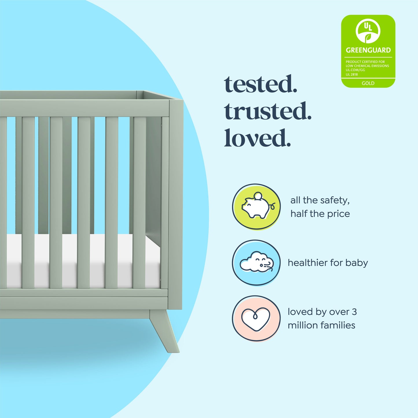 Otto 3-in-1 Convertible Crib