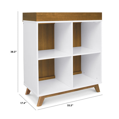 Otto Convertible Changing Table and Cubby Bookcase