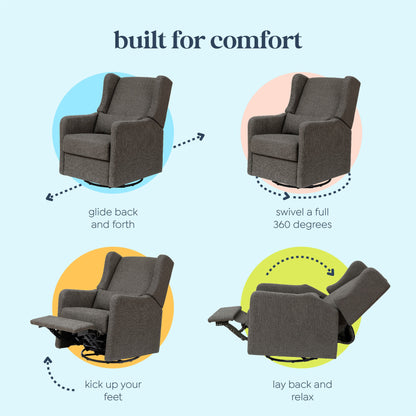 Arlo Recliner and Swivel Glider | Water Repellent & Stain Resistant Fabric
