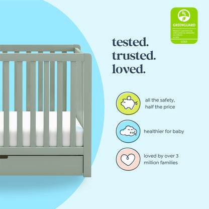 Colby 4-in-1 Convertible Crib with Trundle Drawer