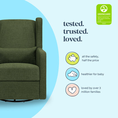 Arlo Recliner and Swivel Glider | Water Repellent & Stain Resistant Fabric